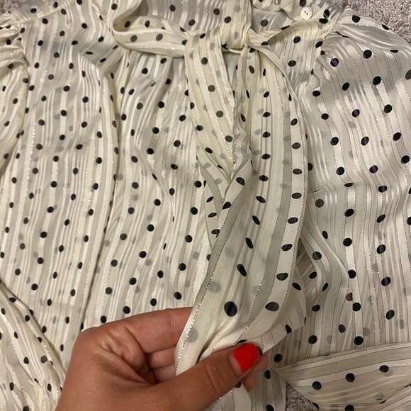 Polka dot blouse - Picture 3 of 4